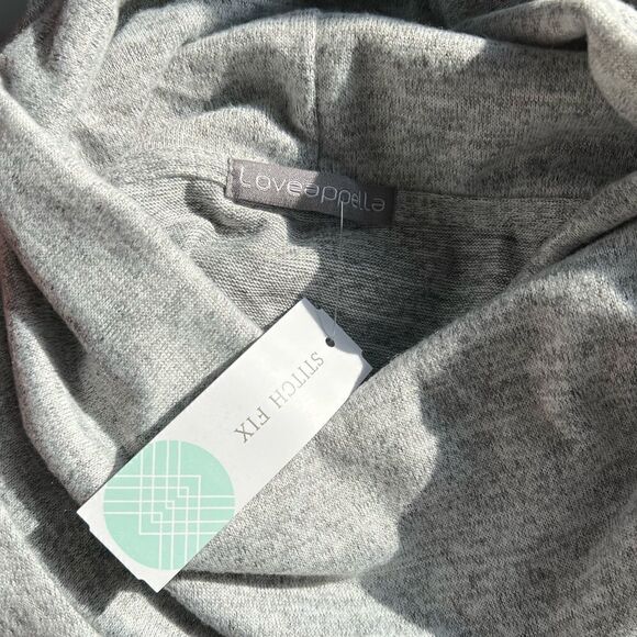 NWT Loveappella Cowl Neck Sweater - Picture 7 of 8